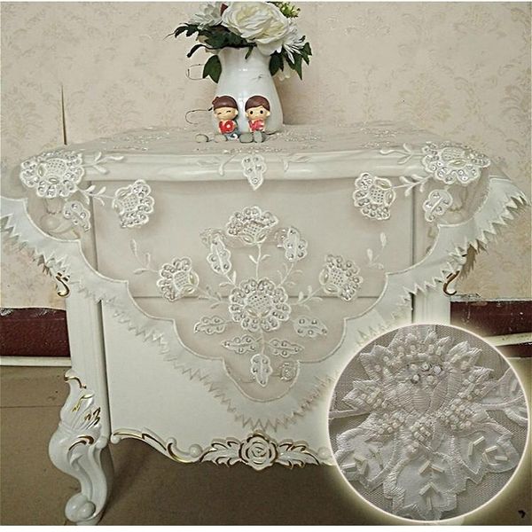 table cloth exquisite pastoral lace trim embroidered beads flowers square tablecloth bedside tables refrigerator tv dust cover tapete
table cloth exquisite pastoral lace trim embroidered beads flowers square tablecloth bedside tables refrigerator tv dust cover tapete