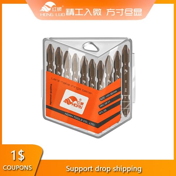 hand tools 10pcs shield box magnetic electric screwdriver head 65mm hexagon shank double s2 carbide set
hand tools 10pcs shield box magnetic electric screwdriver head 65mm hexagon shank double s2 carbide set