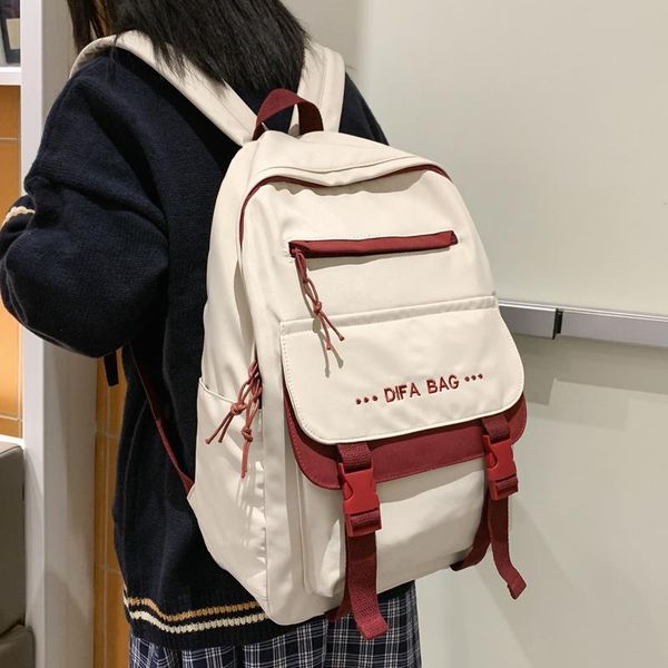 backpack waterproof nylon 2021 brand design simple durable casual travel rucksack schoolbag for teenage girls
backpack waterproof nylon 2021 brand design simple durable casual travel rucksack schoolbag for teenage girls
