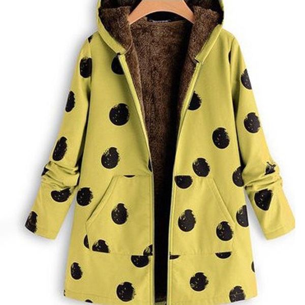 nice winter warm parka women coat lady outwear long sleeve polka dots pattern women's hoodies & sweatshirts, Black
nice winter warm parka women coat lady outwear long sleeve polka dots pattern women's hoodies & sweatshirts, Black