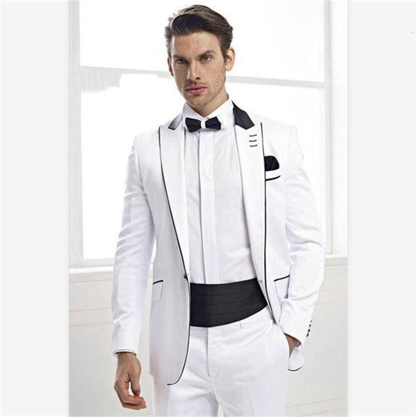 men's suits & blazers tuxedo smolking bridegroom thin-fitting and culinary evening for engaged black men lapel wedding spike (jacket p., White;black
men's suits & blazers tuxedo smolking bridegroom thin-fitting and culinary evening for engaged black men lapel wedding spike (jacket p., White;black