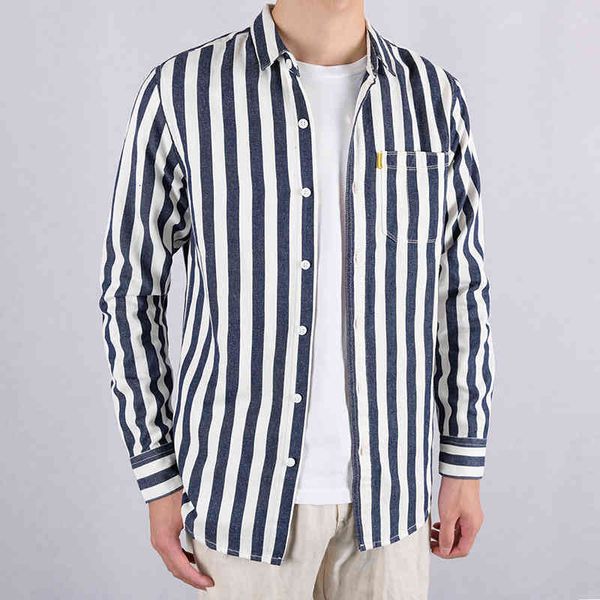 men's t-shirts japanese style long sleeve striped cotton brand trend shirts for men stripe casual shirt mens comfortable chemise 0odu, White;black
men's t-shirts japanese style long sleeve striped cotton brand trend shirts for men stripe casual shirt mens comfortable chemise 0odu, White;black