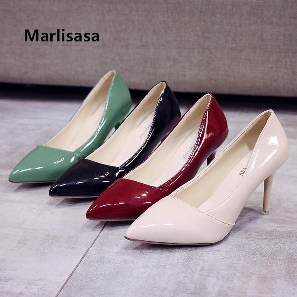dress shoes marlisasa women cute sweet pointed toe high heel lady casual stylish green office pumps talon femme f5538, Black
dress shoes marlisasa women cute sweet pointed toe high heel lady casual stylish green office pumps talon femme f5538, Black