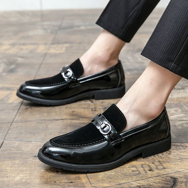 2022 leather men business shoes luxury italian casual mens loafers moccasins breathable slip on man driving designer shoes, Black
2022 leather men business shoes luxury italian casual mens loafers moccasins breathable slip on man driving designer shoes, Black