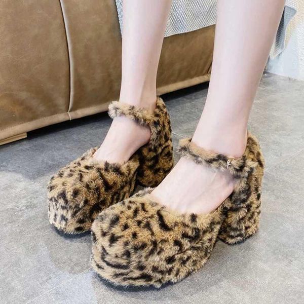 dress shoes fur leopard platform pumps women 2021 autumn ladies buckle high heels fashion furry round toe lolita 8 cm, Black
dress shoes fur leopard platform pumps women 2021 autumn ladies buckle high heels fashion furry round toe lolita 8 cm, Black