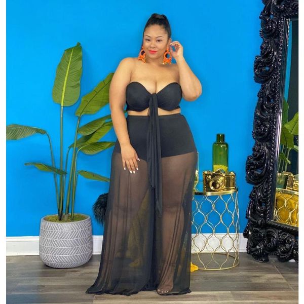 plus size tracksuits women sets summer solid color perspective two-piece & club blouse&pants, Black
plus size tracksuits women sets summer solid color perspective two-piece & club blouse&pants, Black