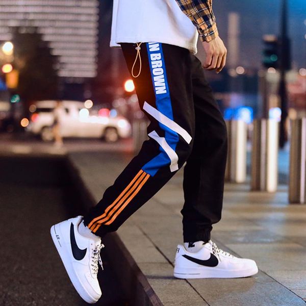 summer full length mens pants fashions men hip hop gothic harajuku joggers pantd side striped sport windbreaker men's, Black
summer full length mens pants fashions men hip hop gothic harajuku joggers pantd side striped sport windbreaker men's, Black