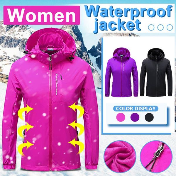 women's jackets winter outdoor jacket women rain ski plus size coat hooded mountaineer windproof casaco feminino, Black;brown
women's jackets winter outdoor jacket women rain ski plus size coat hooded mountaineer windproof casaco feminino, Black;brown