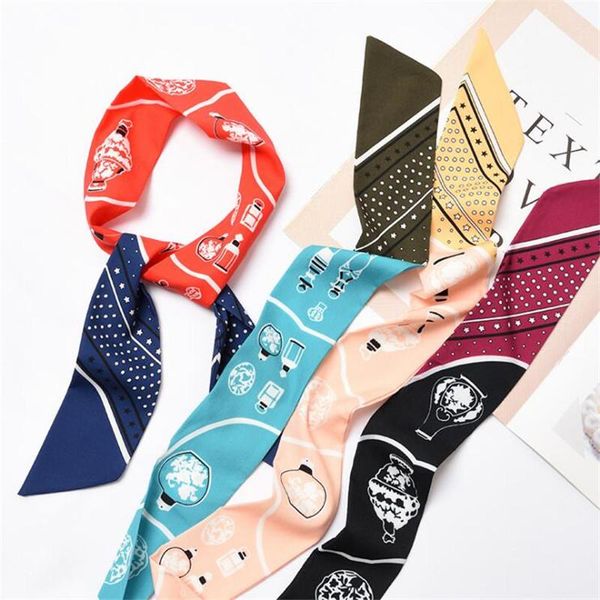 90x6cm plus small silk scarf heart print women neck head bag handle wrist ribbon scarves headband hairband, Blue;gray
90x6cm plus small silk scarf heart print women neck head bag handle wrist ribbon scarves headband hairband, Blue;gray