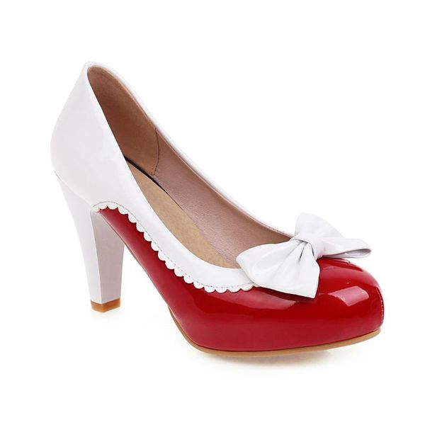 dress shoes 2021 high heel round head thick color matching bow women's single shoe size, Black
dress shoes 2021 high heel round head thick color matching bow women's single shoe size, Black