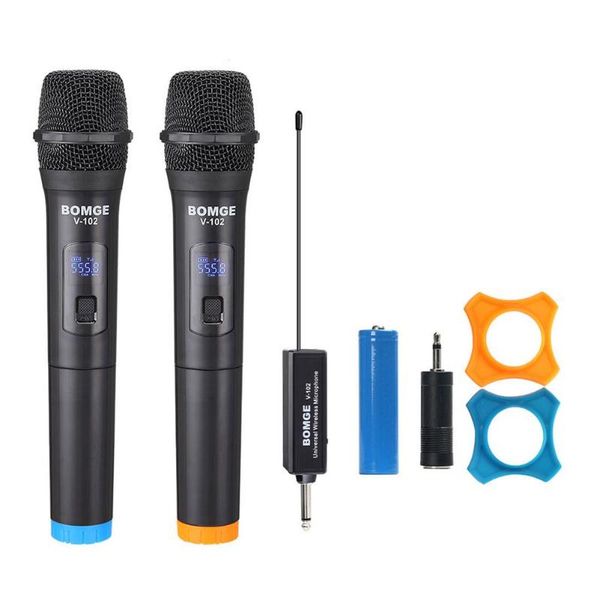 microphones powerful wireless microphone 164ft dual cordless metal dynamic mic with rechargeable receiver for home karaoke performance pub
microphones powerful wireless microphone 164ft dual cordless metal dynamic mic with rechargeable receiver for home karaoke performance pub