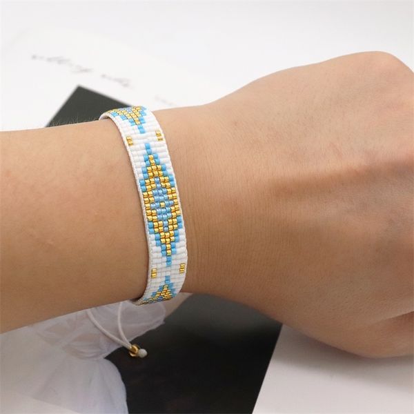 zhongvi turkish evil eye for women jewelry miyuki women's bracelets female handmade pulsera friends gifts, Golden;silver
zhongvi turkish evil eye for women jewelry miyuki women's bracelets female handmade pulsera friends gifts, Golden;silver