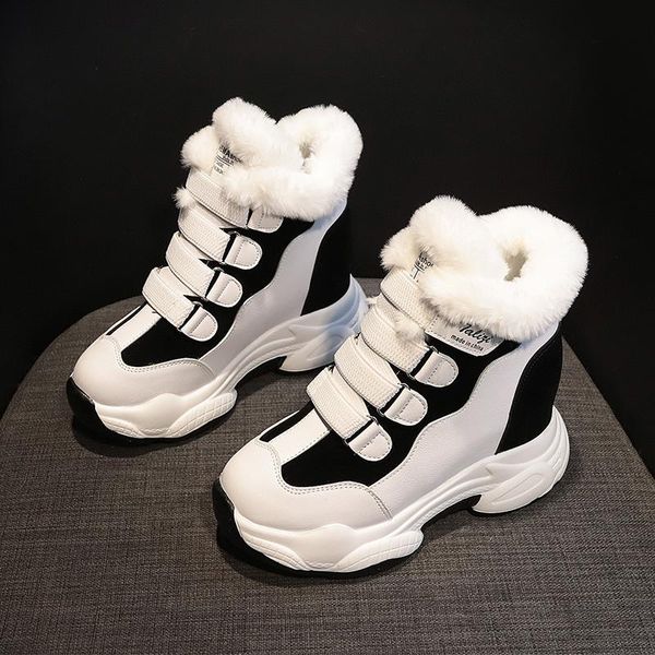 boots 2021 winter women ankle heels high wedge warm fur platform leather sneakers cotton snow for woman q976, Black
boots 2021 winter women ankle heels high wedge warm fur platform leather sneakers cotton snow for woman q976, Black
