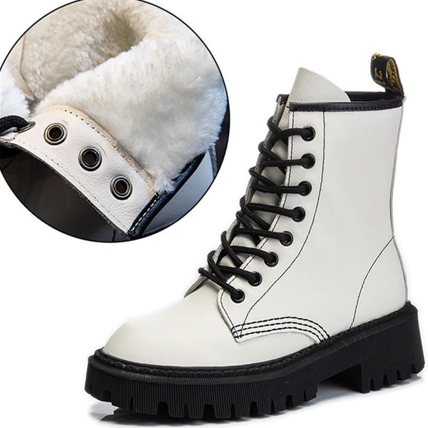 boots 2021autumn and winter high-quality cowhide thick-soled women's motorcycle round toe plush thick warmth ankle, Black
boots 2021autumn and winter high-quality cowhide thick-soled women's motorcycle round toe plush thick warmth ankle, Black