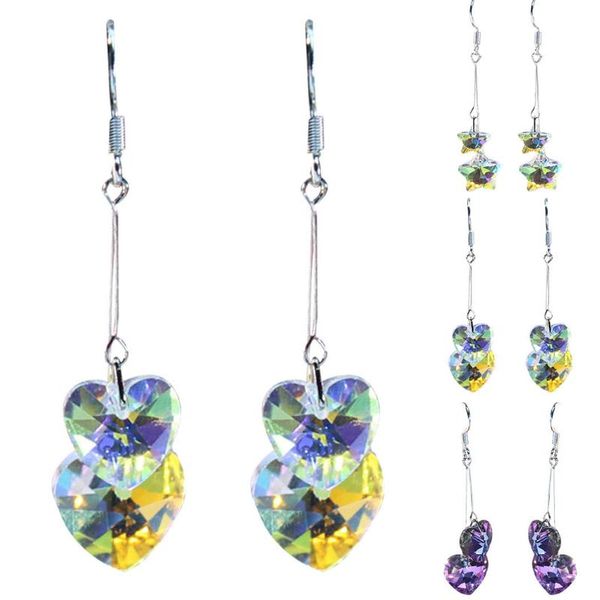 dangle & chandelier start heart drop earrings for women mini ear piercing jewelry fashion trend pendant geometric earring, Silver
dangle & chandelier start heart drop earrings for women mini ear piercing jewelry fashion trend pendant geometric earring, Silver