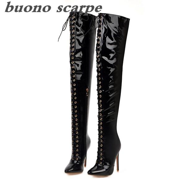 boots silver mirror thigh high women point club party shoes thin heels over the knee long, Black
boots silver mirror thigh high women point club party shoes thin heels over the knee long, Black