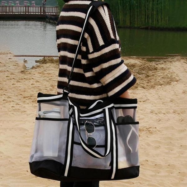 storage bags mesh beach bag sport practical sand-proof bottom design tote high quality
storage bags mesh beach bag sport practical sand-proof bottom design tote high quality