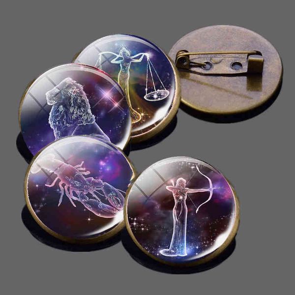 2021 new pins, brooches 12 constellations zodiac signs brooch pins glass cabochon fashion jewelry libra leo virgo women birthday g, Gray
2021 new pins, brooches 12 constellations zodiac signs brooch pins glass cabochon fashion jewelry libra leo virgo women birthday g, Gray