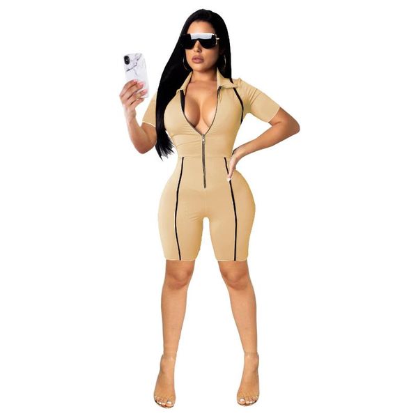 women's jumpsuits & rompers spring summer women jumpsuit bodycon playsuit bodysuit overalls plus size solid color zipper, Black;white
women's jumpsuits & rompers spring summer women jumpsuit bodycon playsuit bodysuit overalls plus size solid color zipper, Black;white