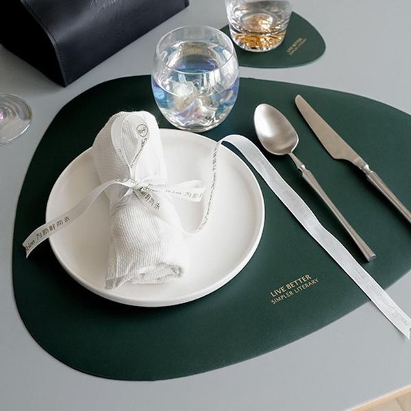 mats & pads placemat table mat pu leather tableware pad waterproof heat insulation non-slip soft black brown washable bowl
mats & pads placemat table mat pu leather tableware pad waterproof heat insulation non-slip soft black brown washable bowl