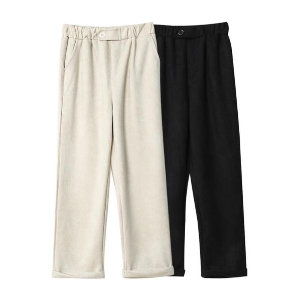 women's pants & capris sherhure 2021 spring stretch high waist women wide leg straight fashion ankle length female trousers, Black;white
women's pants & capris sherhure 2021 spring stretch high waist women wide leg straight fashion ankle length female trousers, Black;white