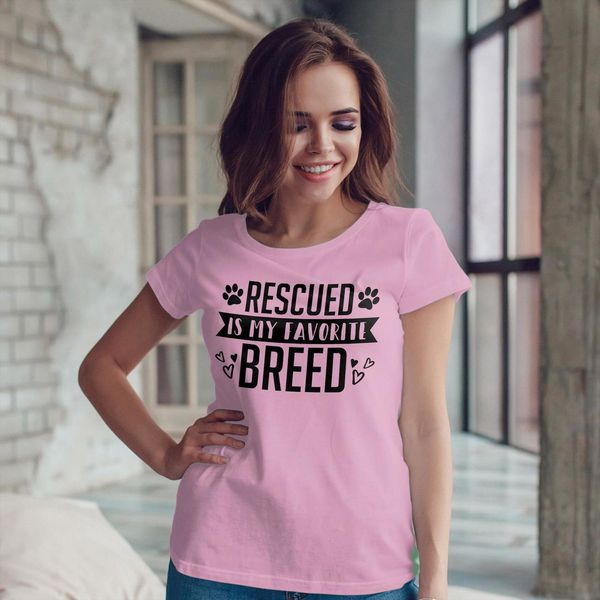 rescued is my favorite breed women t shirt dog mama lover tees funny slogan adopt dont shop fur aesthetic, White
rescued is my favorite breed women t shirt dog mama lover tees funny slogan adopt dont shop fur aesthetic, White