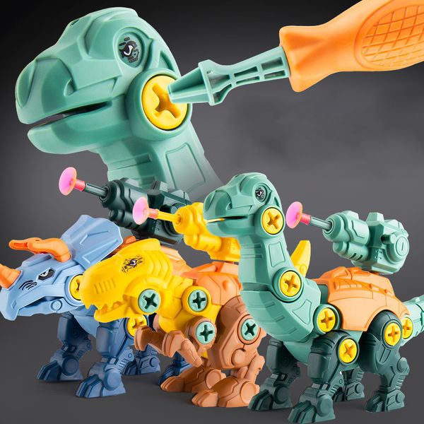 Children Toys Disassembly Assembly Dinosaur Toy Set Screw Nut Combination Assembling Dinosaur Model Educational Toys for Boys
Children Toys Disassembly Assembly Dinosaur Toy Set Screw Nut Combination Assembling Dinosaur Model Educational Toys for Boys