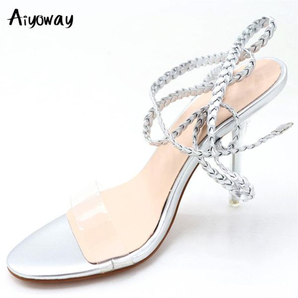 aiyoway summer roman open toe hollow sandals ankle strap cross-strap woman pvc high heels party sliver1, Black
aiyoway summer roman open toe hollow sandals ankle strap cross-strap woman pvc high heels party sliver1, Black