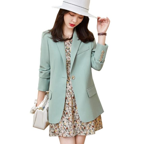 women's suits & blazers arrival fashion korean style 2021 ladies loose blazer coat women apricot coffee green casual jacket for autumn, White;black
women's suits & blazers arrival fashion korean style 2021 ladies loose blazer coat women apricot coffee green casual jacket for autumn, White;black