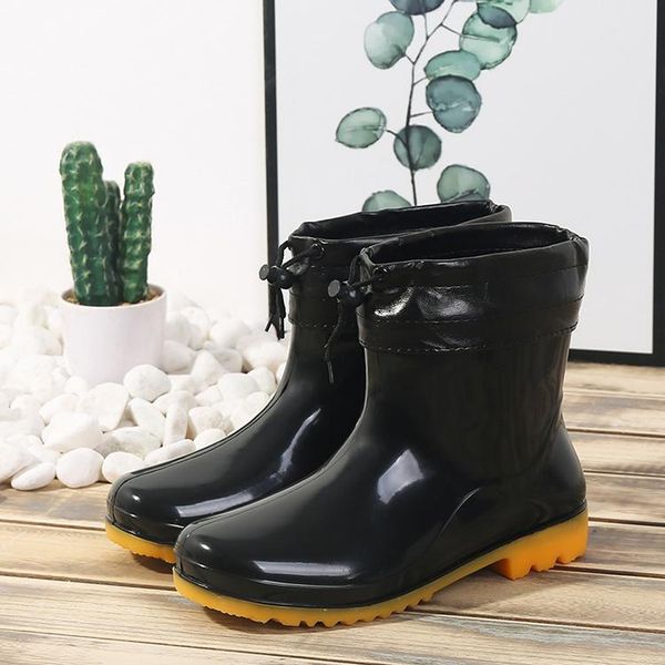 boots tube men short four seasons female shoes kitchen waterproof anti-skid high rain and women work 36-44, Black
boots tube men short four seasons female shoes kitchen waterproof anti-skid high rain and women work 36-44, Black