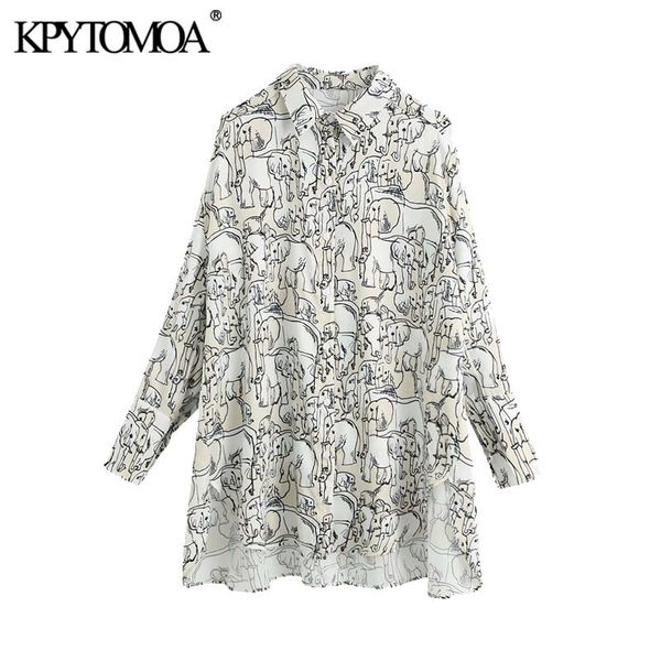 women fashion oversized animal print asymmetric blouses vintage long sleeve button-up female shirts chic 210416, White
women fashion oversized animal print asymmetric blouses vintage long sleeve button-up female shirts chic 210416, White