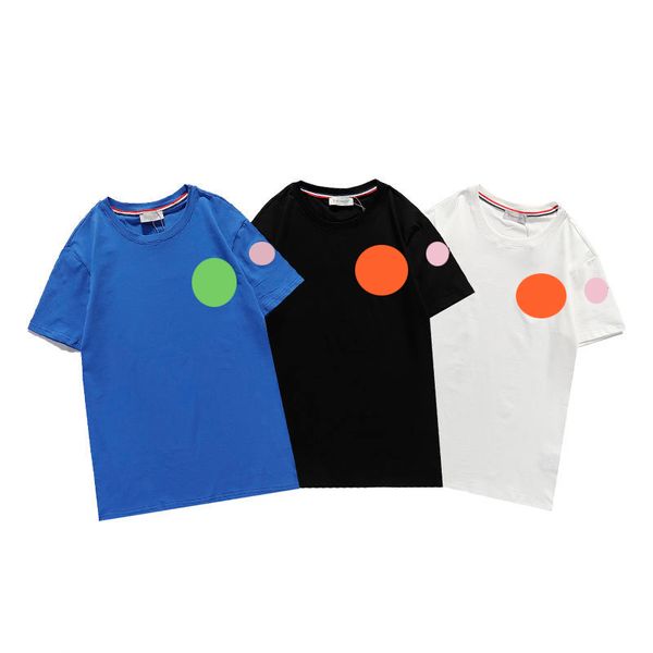 monclair men's t shirt black white blue embroidery patterns mens and womens printed round collar casual t-shirt, White;black
monclair men's t shirt black white blue embroidery patterns mens and womens printed round collar casual t-shirt, White;black