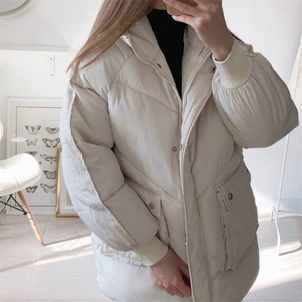korean loose puffer jacket oversize women's short winter female coat women thickened parka feminina harajuku outerwear hood 210925, Black
korean loose puffer jacket oversize women's short winter female coat women thickened parka feminina harajuku outerwear hood 210925, Black