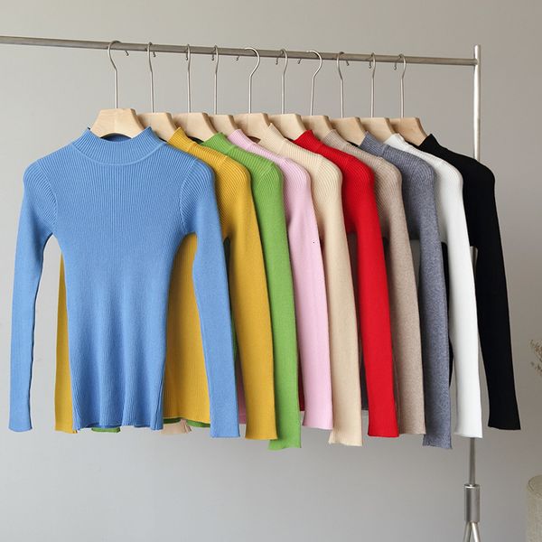 sweater wet autumn and female winter all-match solid color half a turtleneck long sleeve, White;black
sweater wet autumn and female winter all-match solid color half a turtleneck long sleeve, White;black
