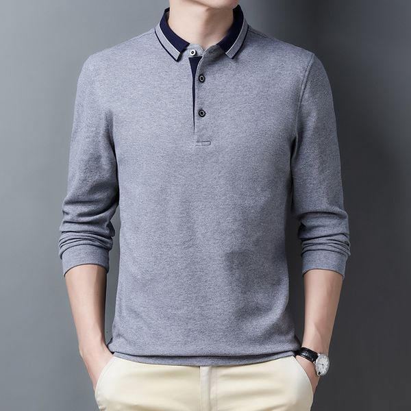 polo shirt middle-aged long sleeve t-shirt spring and autumn loose lapel busins pullover men's t-shirt top, Black
polo shirt middle-aged long sleeve t-shirt spring and autumn loose lapel busins pullover men's t-shirt top, Black