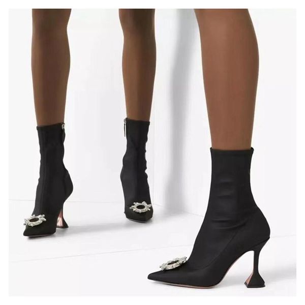 boots 2021 stretch women ankle autumn winter comfortable triangle heeled office lady shoes high heels sock 34-42, Black
boots 2021 stretch women ankle autumn winter comfortable triangle heeled office lady shoes high heels sock 34-42, Black