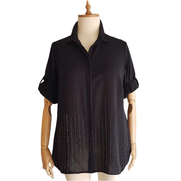 women's blouses & shirts hanezza plus size women fashion 2021 summer clothing emboridered long sleeve elegant woven + 2xl - 6xl large t, White
women's blouses & shirts hanezza plus size women fashion 2021 summer clothing emboridered long sleeve elegant woven + 2xl - 6xl large t, White