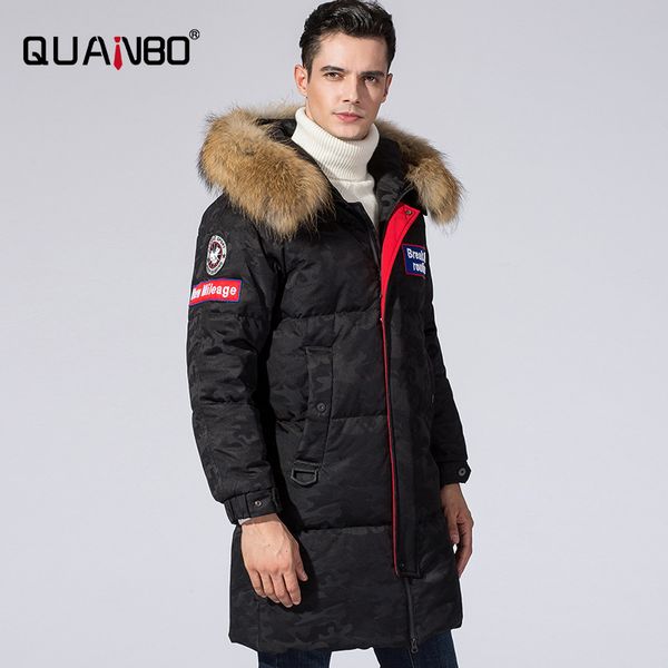 quanbo 2020 russian winter down jacket men's and women's camouflage casual parkas fur hooded thicken warm coat, Black
quanbo 2020 russian winter down jacket men's and women's camouflage casual parkas fur hooded thicken warm coat, Black