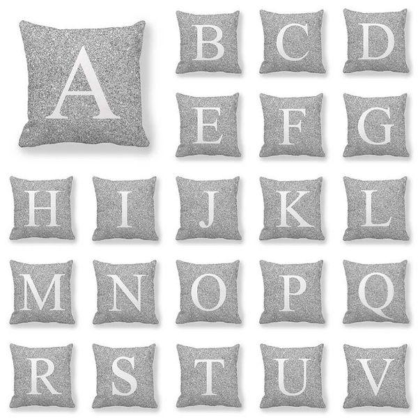 pillow case 1pcs cushion cover with 26 letters printing polyester throw pillowcase home supplies decorations 45*45cm
pillow case 1pcs cushion cover with 26 letters printing polyester throw pillowcase home supplies decorations 45*45cm
