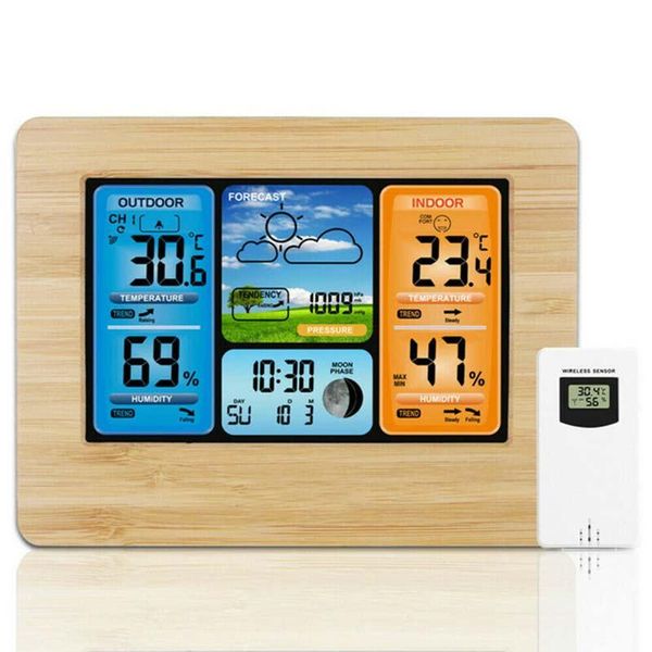 alarm clock digital temperature humidity wireless barometer forecast weather station electronic watch desk table clocks other & accessories
alarm clock digital temperature humidity wireless barometer forecast weather station electronic watch desk table clocks other & accessories