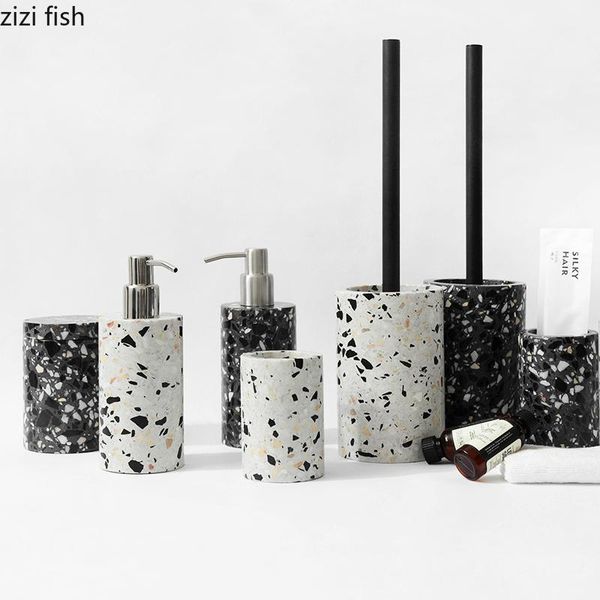 bath accessory set piebald stone bathroom decoration accessories mouthwash cup toothpaste holder portable soap dispenser toilet brush suppli
bath accessory set piebald stone bathroom decoration accessories mouthwash cup toothpaste holder portable soap dispenser toilet brush suppli