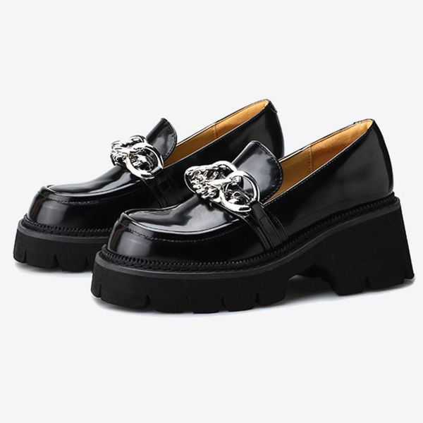 dress shoes loafer ladies 2021 mary jane women classic leather chunky heels british thick heel girl u595, Black
dress shoes loafer ladies 2021 mary jane women classic leather chunky heels british thick heel girl u595, Black