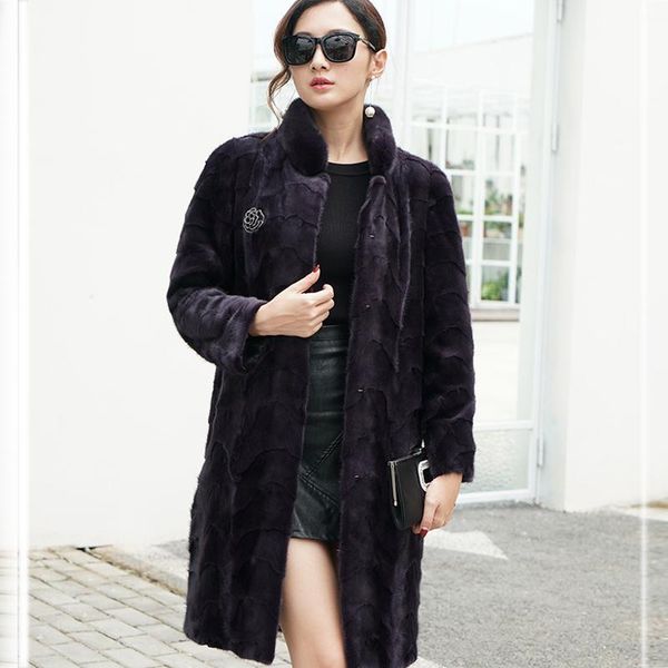 women's fur & faux fashion winter women long sleeve thicken warm hidden discount female pockets stand collar coat cy557, Black
women's fur & faux fashion winter women long sleeve thicken warm hidden discount female pockets stand collar coat cy557, Black