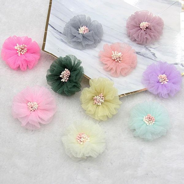 decorative flowers & wreaths 5pcs mesh flower diy two-color heart accessories beach shoes hair hat
decorative flowers & wreaths 5pcs mesh flower diy two-color heart accessories beach shoes hair hat