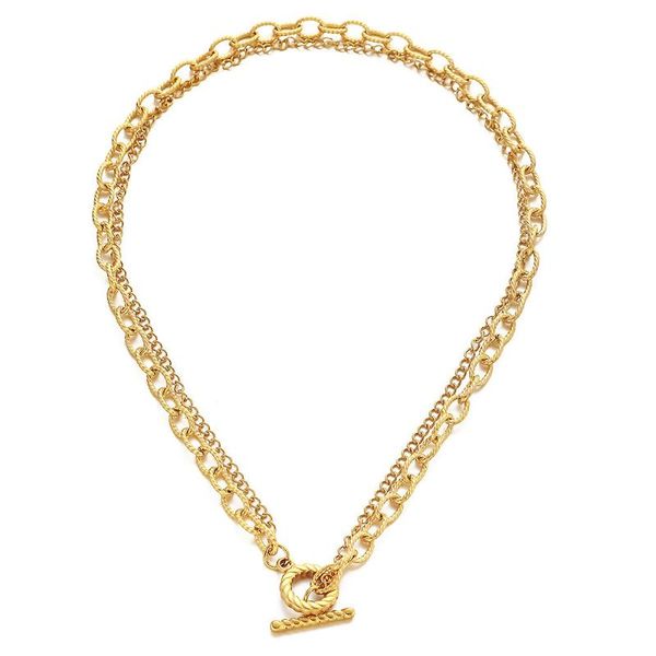 pendant necklaces stainless steel threaded multi-layer short necklace for women toggle chain gold/sliver color clavicle, Silver
pendant necklaces stainless steel threaded multi-layer short necklace for women toggle chain gold/sliver color clavicle, Silver