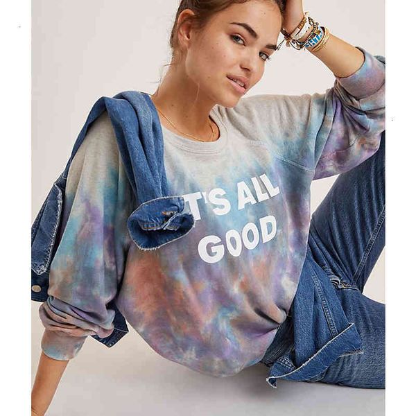 women's hoodies & sweatshirts color of the vintage letter print sweatshirt dye tie crewneck pullovers autumn casual design plus fashion, Black
women's hoodies & sweatshirts color of the vintage letter print sweatshirt dye tie crewneck pullovers autumn casual design plus fashion, Black
