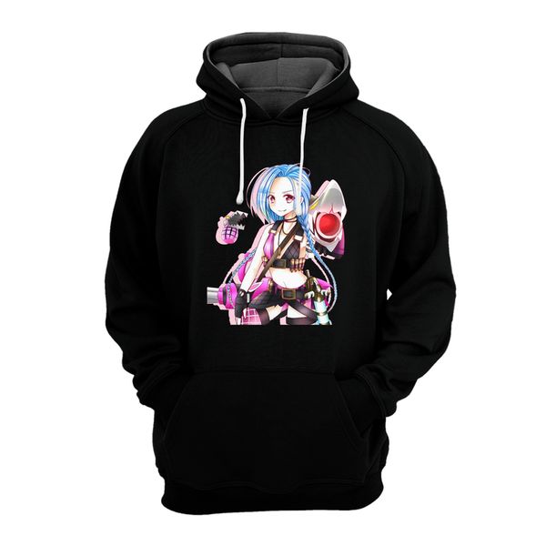 3D Jinx Hoodie Print Lol Arcane Black Two-dimensional digital printing couple sweater casual street sweater winter pullover
3D Jinx Hoodie Print Lol Arcane Black Two-dimensional digital printing couple sweater casual street sweater winter pullover