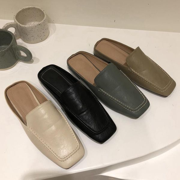 bailamos women close toe slippers soild color slip on square flat heel casual sandal outdoor slides shoes flip flop, Black
bailamos women close toe slippers soild color slip on square flat heel casual sandal outdoor slides shoes flip flop, Black