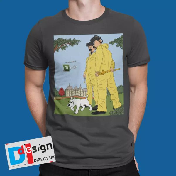 tintin t-shirt breaking bad retro funny cool cartoon comic tee drugs cartel, White;black
tintin t-shirt breaking bad retro funny cool cartoon comic tee drugs cartel, White;black