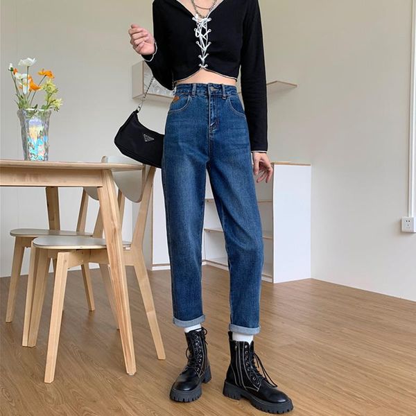 women's jeans 2021 autumn arrivals women high waist casual loose ankle-length pants streetwear fashion denim harem, Blue
women's jeans 2021 autumn arrivals women high waist casual loose ankle-length pants streetwear fashion denim harem, Blue